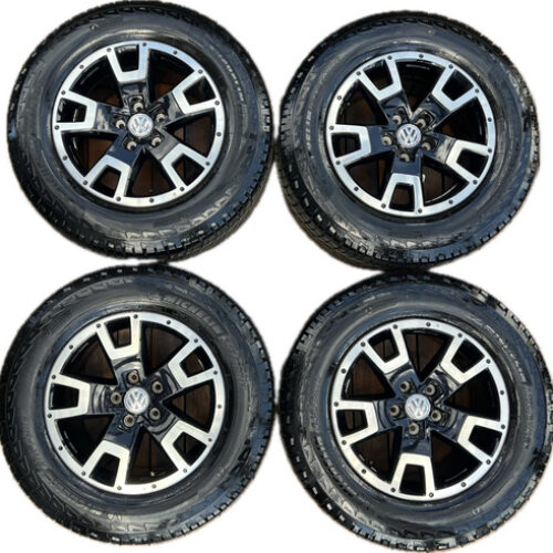 Jogo De Rodas Com Pneus 245/65r17 Michelin Volkswagen Amarok