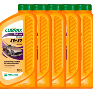 Oleo Lubrax Valora Plus 5w30 Kit Com 5 Oleos Lubrificante Sintetico