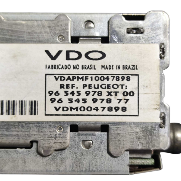 DISPLAY RADIO CD PEUGEOT 206 2003 2004 A 2008 96545978xt00 - Imagem 8