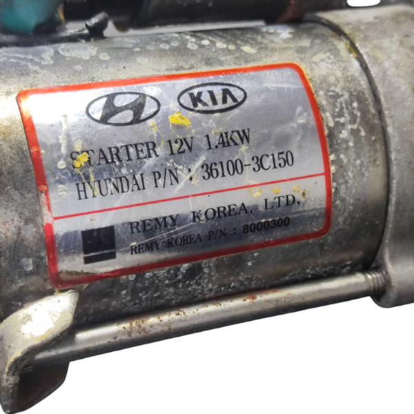 MOTOR ARRANQUE HYUNDAI AZERA 3.3 V6 2009 A 2011 361003c150 - Imagem 5