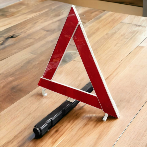 REFLETOR TRIÂNGULO SINALIZAÇÃO AUTOMETAL UNIVERSAL C/DETALHE - Imagem 4