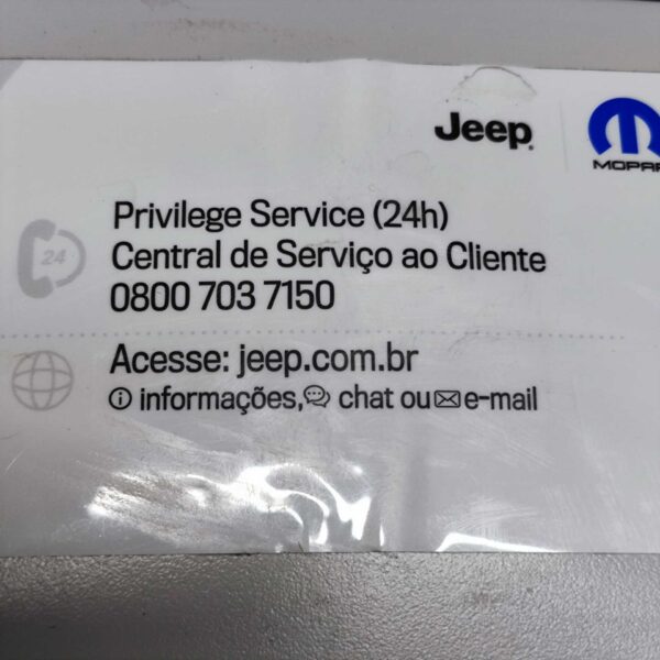 quebra Sol ESQUERDO Jeep Renegade 1.3 2020 2021 2022 2023 - Imagem 9