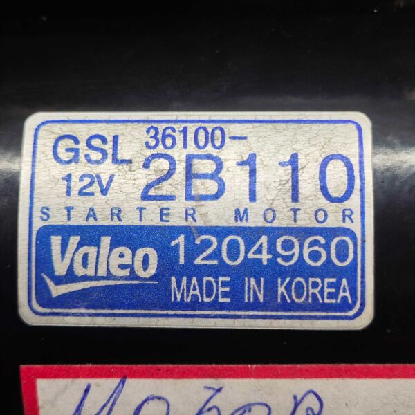 Motor Partida Hyundai Hb20 1.6 2013 2014 2015 a 2019 2b110 - Imagem 8