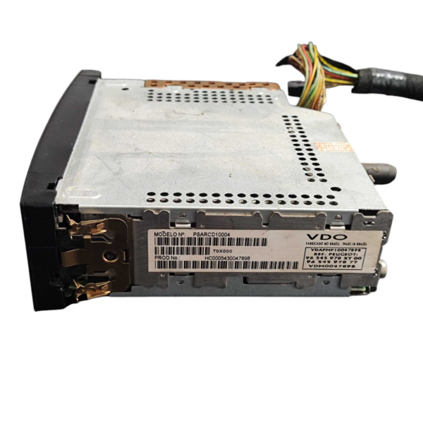 DISPLAY RADIO CD PEUGEOT 206 2003 2004 A 2008 96545978xt00 - Imagem 2