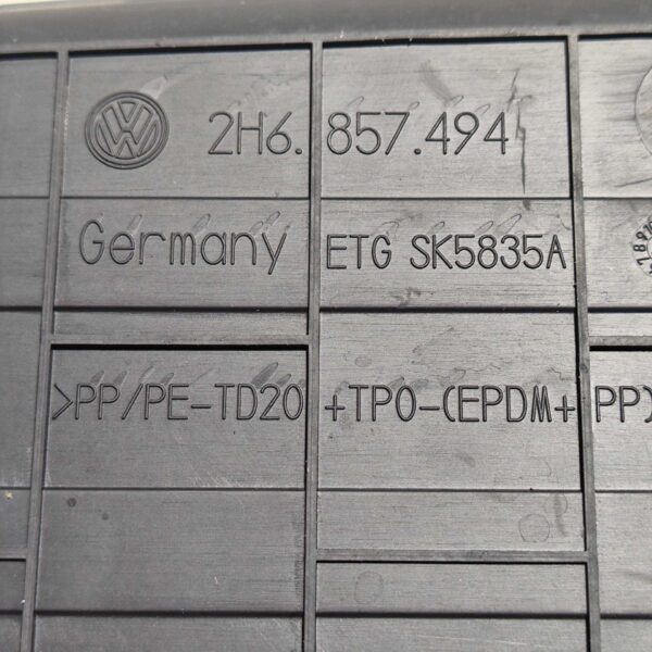 BORRACHA PORTA OBJETO CONSOLE VW Amarok 2018/2023 2h6857494 - Imagem 6