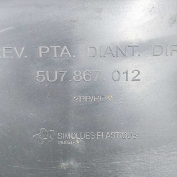 FORRO PORTA DIANT DIREITO VOLKSWAGEN SAVEIRO G5 2009 A 2013 - Imagem 8