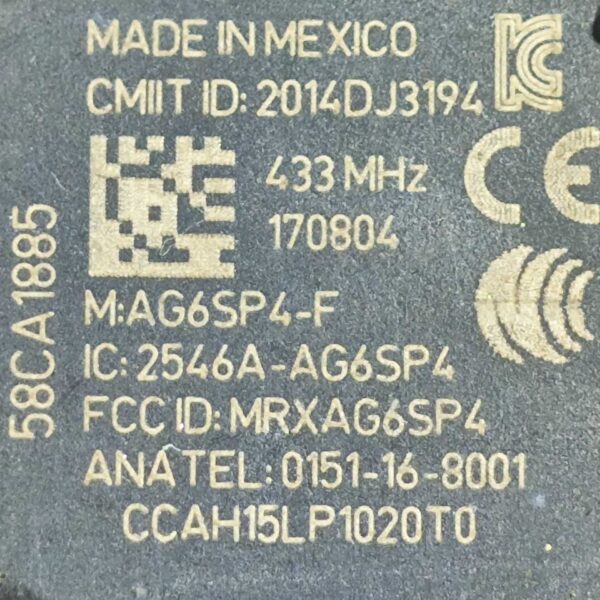 SENSOR PRESSAO PNEU 2014dj3194 Gm Onix 2014 A 2016 - Imagem 6
