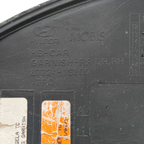 friso porta traseira direita hyundai hb20 2013/19 877241S300 - Imagem 7
