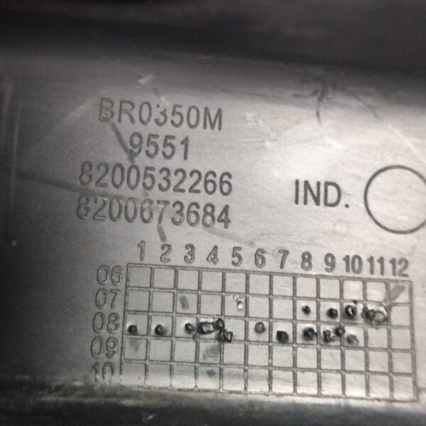 CONSOLE CENTRAL PORTA COPOS 8200532266 RENAULT LOGAN 2008/13 - Imagem 8