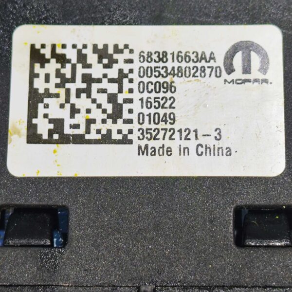 TOMADA ENTRADA USB/AUX Jeep Renegade 1.3 T270 2021 2022 2023 - Imagem 6
