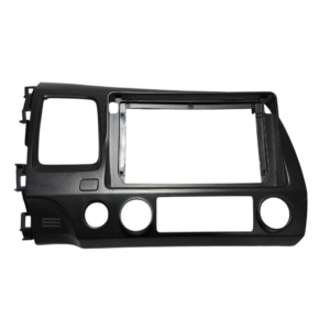 Moldura Painel 2 Din Honda Civic Grafite 2007 2008 A 2011