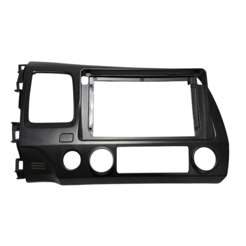 Moldura Painel 2 Din Honda Civic Grafite 2007 2008 A 2011