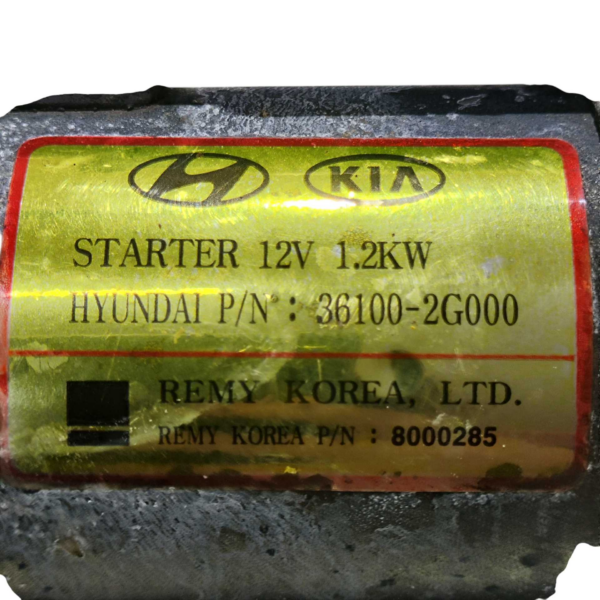 MOTOR ARRANQUE 361002G000 HYUNDAI IX35 2.0 2010 2011 A 2015 - Imagem 6