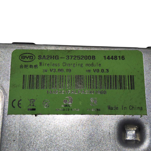 MÓDULO CARREGADOR INDUÇÃO BYD SONG PLUS 2023 2024 - Imagem 2
